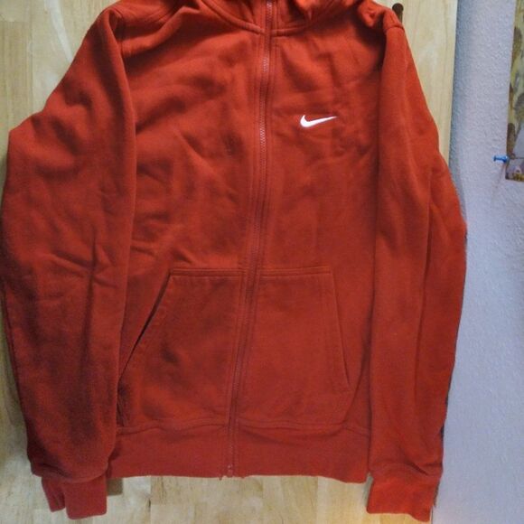 Vintage Nike Small Swoosh Zipper Hoodie Sweatshirt - Picture 3 of 9